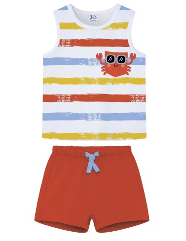 CONJUNTO SIN MANGAS "MR. CRAB" YATSI...