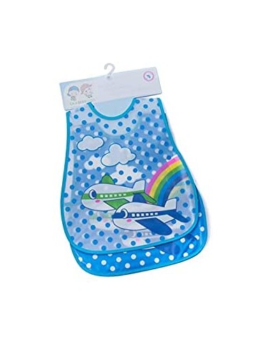 BABERO AVIONES 2 PIEZAS MULTICOLOR...