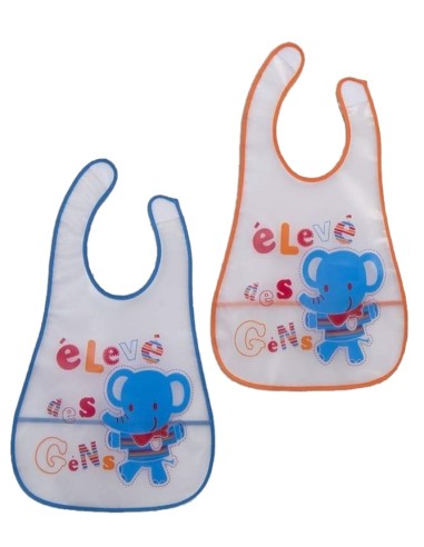 BABEROS 2 PIEZAS MULTICOLOR...