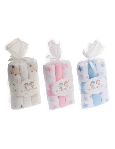 JUEGO GASAS/PAÑALES 3 PIEZAS...