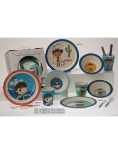 J. VAJILLA INFANTIL 5 PCS....