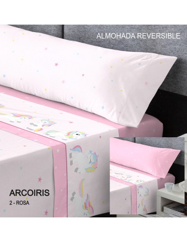 JUEGO DE SÁBANAS INFANTIL "ARCOIRIS"...