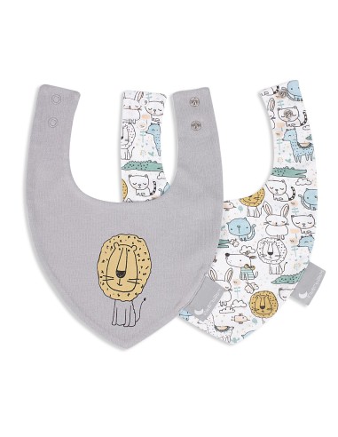 PACK 2 BABEROS BANDANA (GATITOS)...