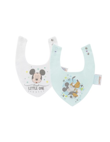 PACK 2 BABEROS BANDANA PUNTO MICKEY...