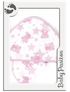 CAPA DE BAÑO + BABERO "OSO...