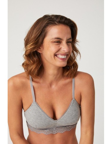 SUJETADOR SIN ARO CON RELLENO YSABEL...