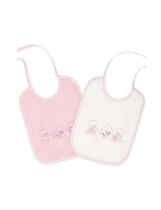 BABERO BORDADO RIZO + TELA...