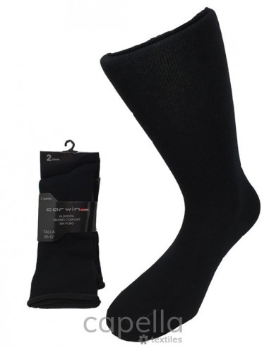 Pack 6 pares calcetín SIN PUÑO CARWIN...
