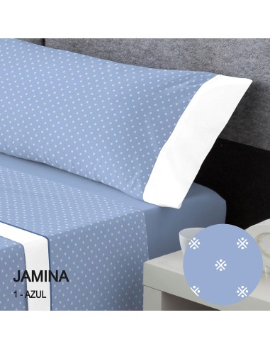 JUEGO DE SÁBANAS "JAMINA" KABELY COTTON