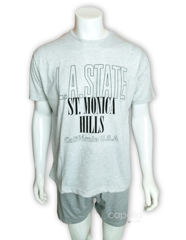 PIJAMA CABALLERO MANGA CORTA CAPELLA...