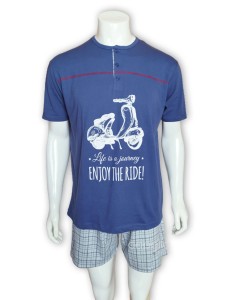 PIJAMA CABALLERO MANGA...