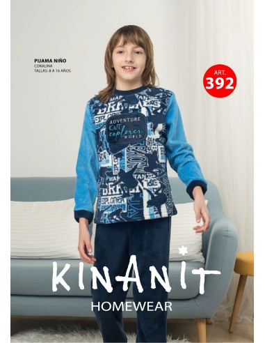 PIJAMA NIÑO Coralina KINANIT 392