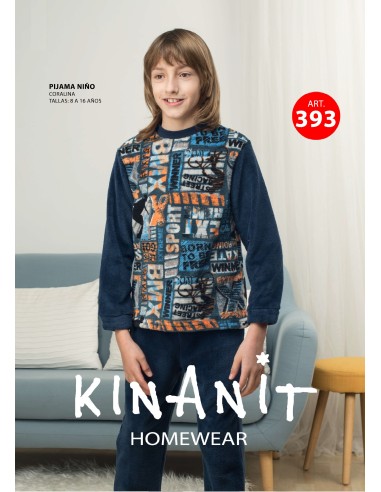 PIJAMA  NIÑO Coralina KINANIT 393