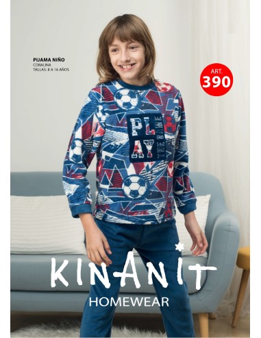 PIJAMA  NIÑO Coralina KINANIT 390