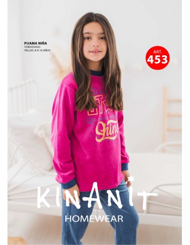 PIJAMA NIÑA  Terciopelo KINANIT 453