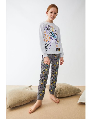 PIJAMA NIÑA INTERLOCK "YOU ARE BRAVE"...