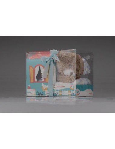 MANTA+PELUCHE+CASITA MOD OSITO...