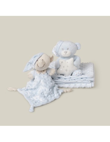 SET 3 PCS CASITA (PELUCHE+MANTA+DOU...