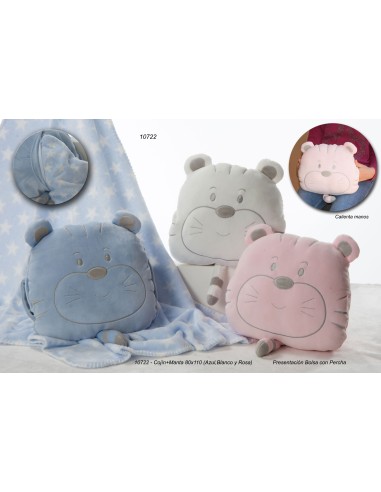 COJIN + MANTA 080X110 CM  GAMBERRITOS...