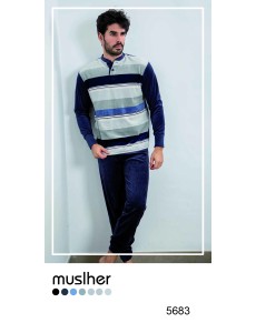 PIJAMA HOMBRE TERCIOPELO...