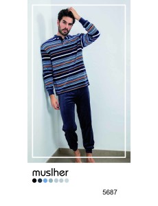 PIJAMA HOMBRE TERCIOPELO...