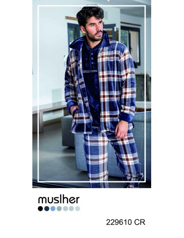 BATA HOMBRE ESTAMPADO CUADROS...