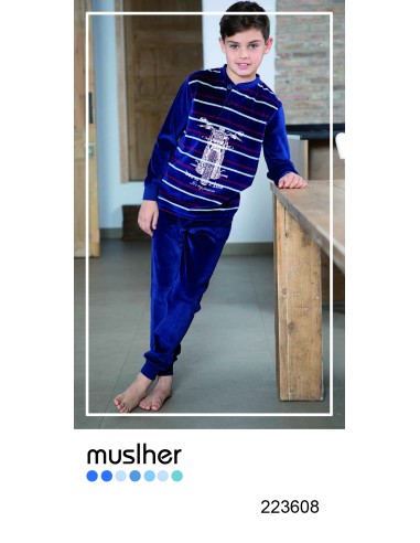 PIJAMA INFANTIL ESTAMPADO "BORN TO...