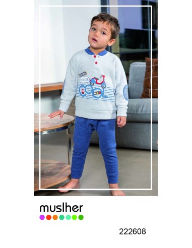 PIJAMA INFANTIL ESTAMPADO VESPA...