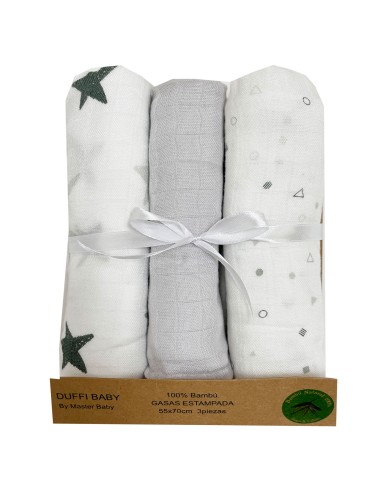 MUSELINAS ESTAMPADAS 100% BAMBÚ (3...