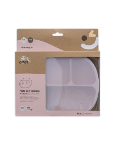 PLATO + TAPA DE SILICONA INTERBABY SI008