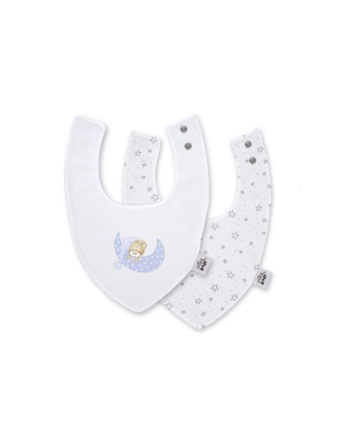 PACK 2 BABEROS BANDANA MOD.SLEEP...