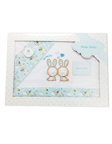 Juego de sábanas 3 piezas bordada...