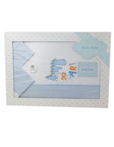 Juego de sábanas 3 piezas bordada...