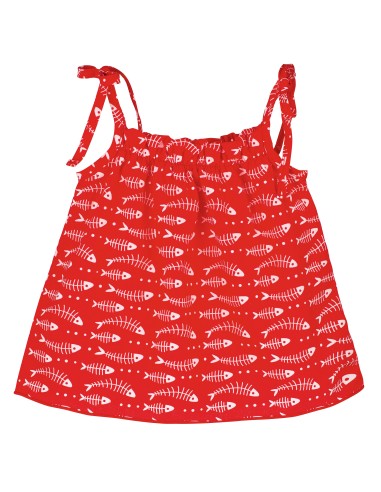 Vestido Popelín Raspa Pez CALAMARO...