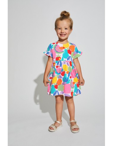 VESTIDO PUNTO MANGA CORTA "TROPICAL"...