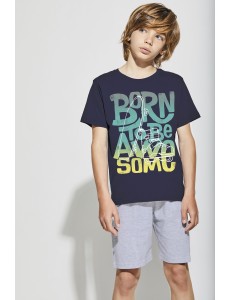 PIJAMA NIÑO M/C-P/C "BORN...