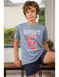 PIJAMA NIÑO M/ CORTA SPORT...