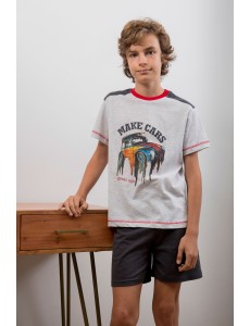 PIJAMA NIÑO M/ CORTA MAKE...