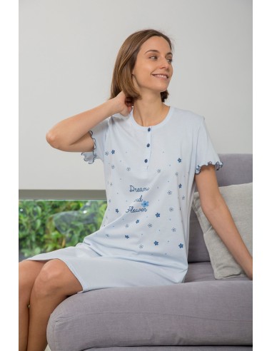 CAMISÓN M/CORTA EST. FLORAL MUSLHER...