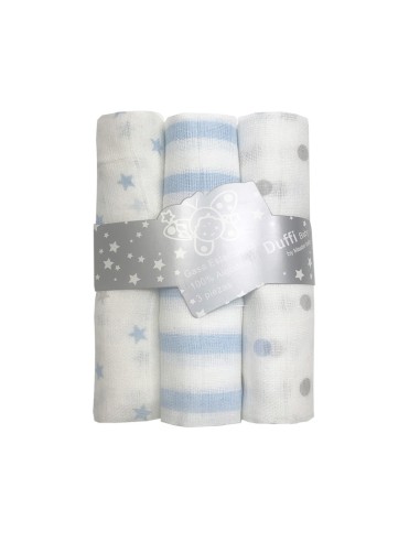 Muselina Estampada 100% Algodon (3...