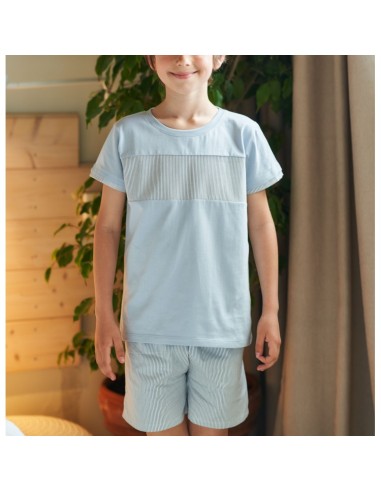 Pijama rayas azules comunión RAPIFE 5916