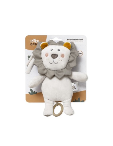 PELUCHE MUSICAL LEÓN INTERBABY LEO05