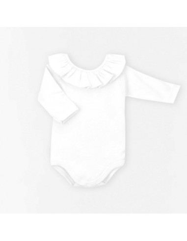 BODY M/LARGA CUELLO VOLANTE BABIDU...