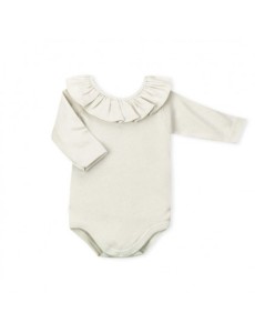 BODY M/LARGA CUELLO VOLANTE...