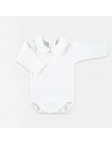 BODY M/LARGA CUELLO BEBE ALGODÓN...