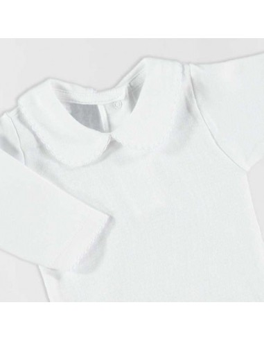 BODY M/LARGA CUELLO BEBE ALGODÓN...