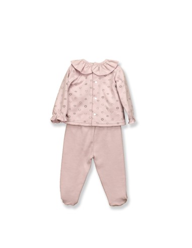CONJUNTO 2P BEBÉ ALGODÓN BABIDU R....