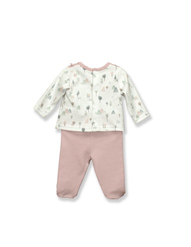 CONJUNTO 2P BEBÉ ALGODÓN BABIDU R....