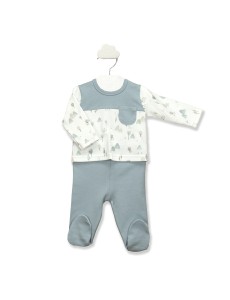 CONJUNTO 2P BEBÉ ALGODÓN...