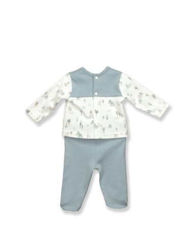 CONJUNTO 2P BEBÉ ALGODÓN BABIDU R....